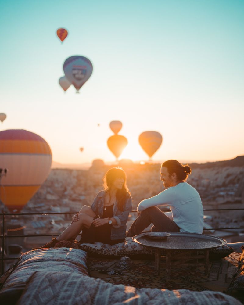 Heißluftballons über Kappadokien, Türkei